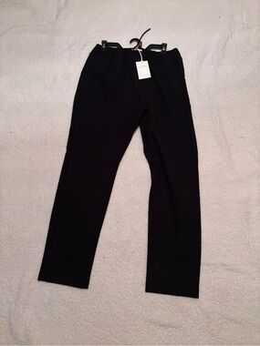 Free Assembly Men's Black Casual Trousers - Classic Straight Fit